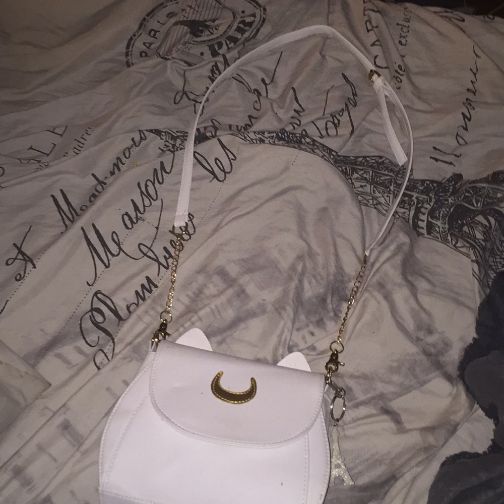 Sailor moon white purse